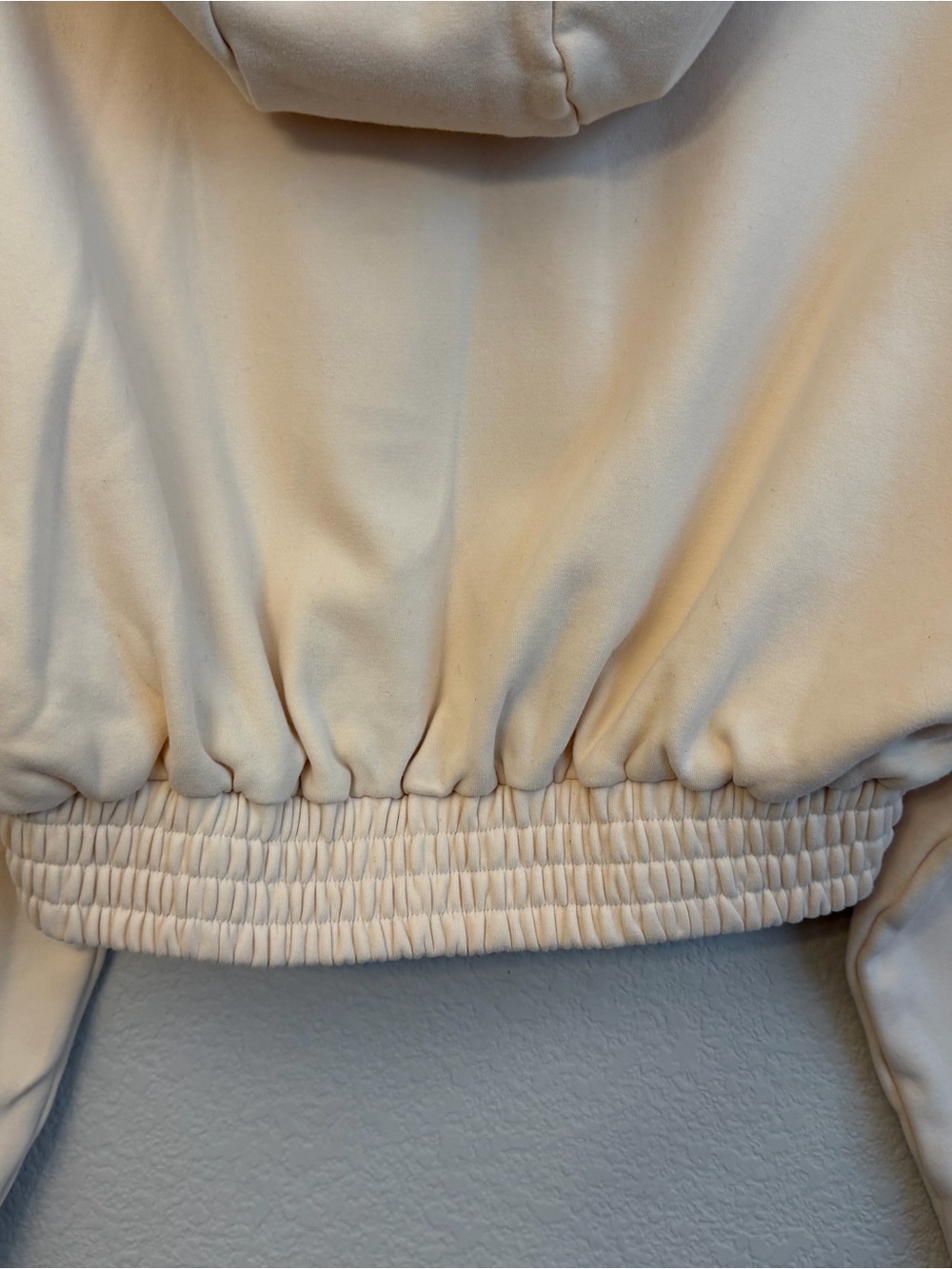 Kill Crew Cropped Hoodie in Cream Sz M - Picture 11 of 12